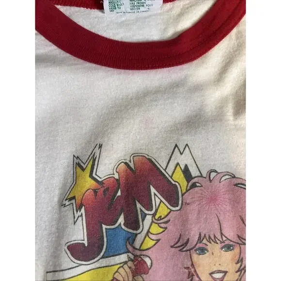 Vintage 80s Jem And The Holograms Ragland Shirt Medium 21x28